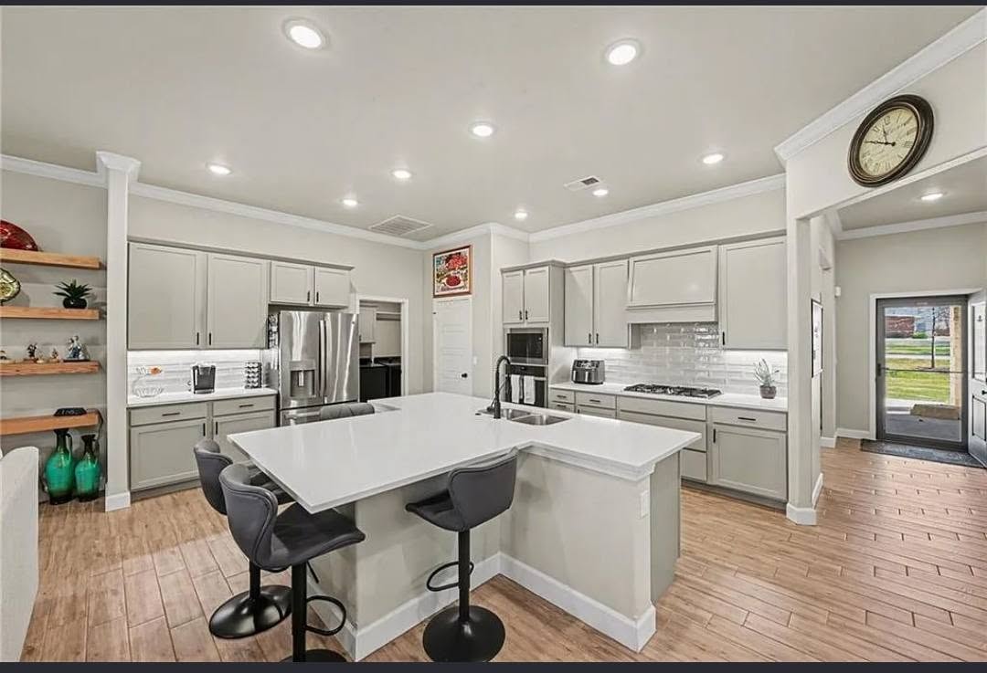 Kitchen from dining angle